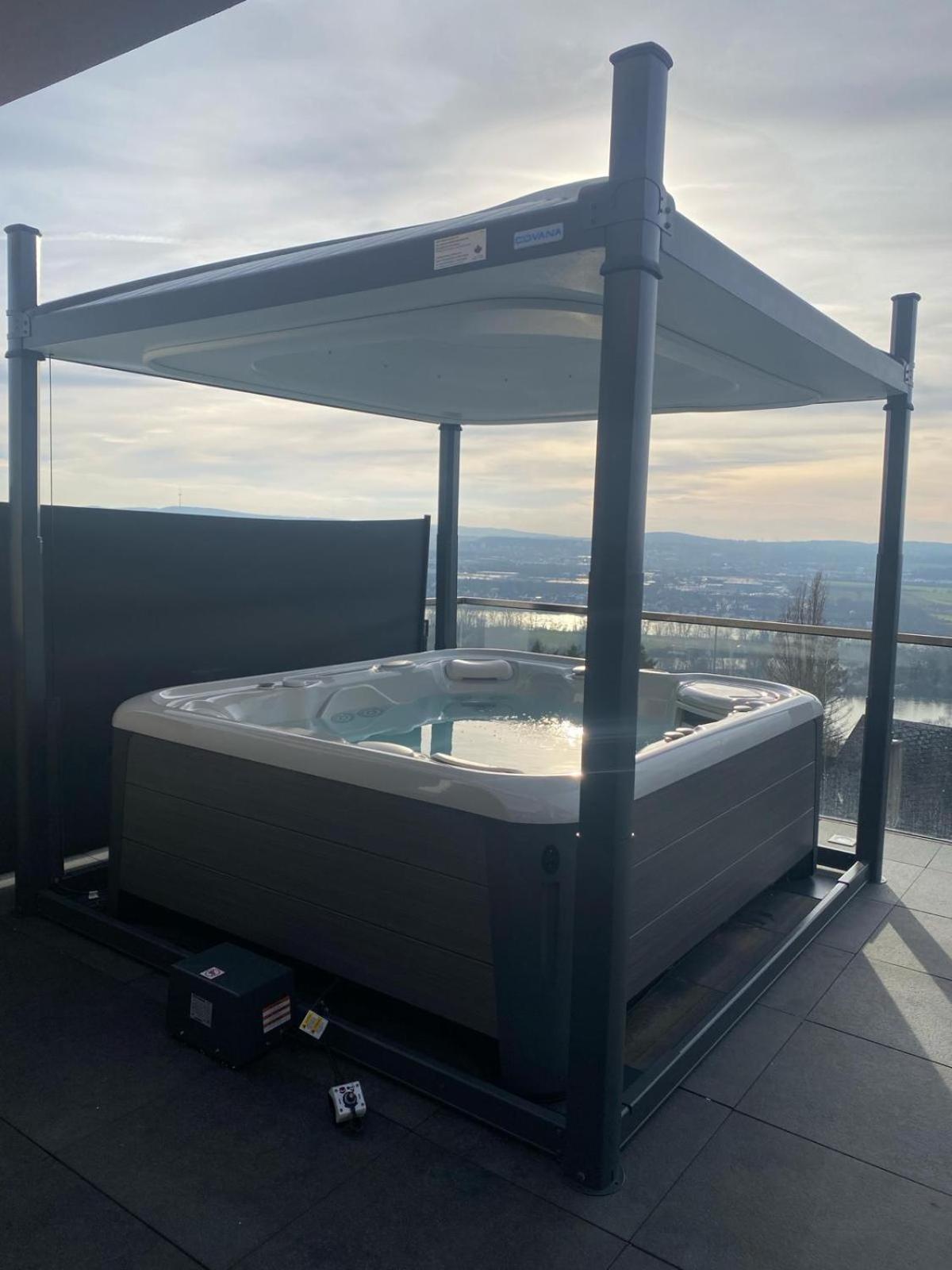 Appartamento Traumblick Trifft Luxus! Weitersburg Esterno foto